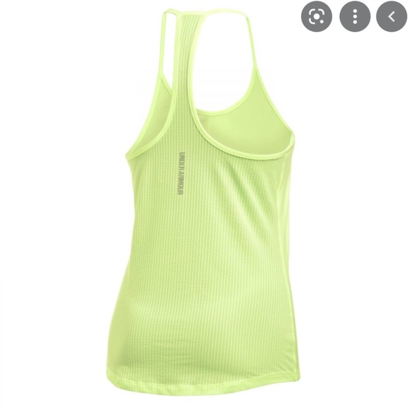 Under Armour Flyby Racing Back Tank Yellowish - Picture 1 of 8